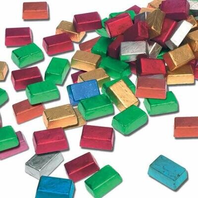 Decora Fogli in Alluminio  per Incartare Cioccolatini  150 pezzi Dimensioni 10 x 10 cm
