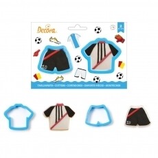 Decora Tagliapasta in Plastica Maglietta e Pantaloncino Set 2 Pz