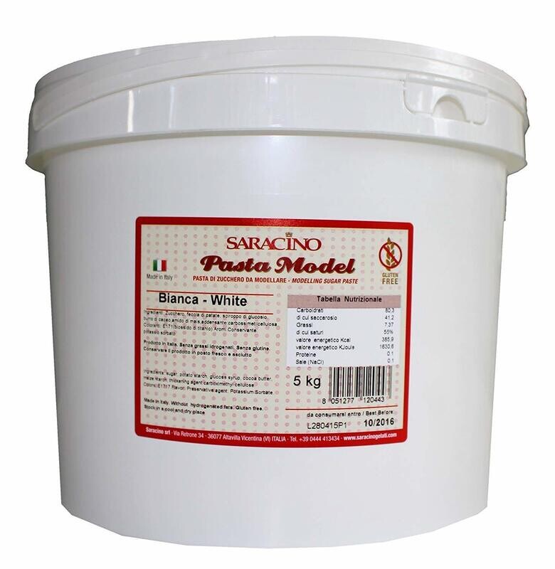 Saracino Pasta di Zucchero Model Bianca 5 kg