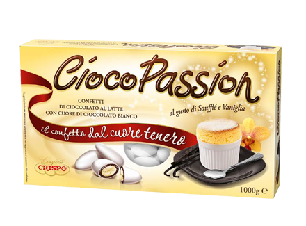 Crispo Confetti Ciocopassion Soufflé e Vaniglia Senza Glutine (Gluten Free) 1 kg