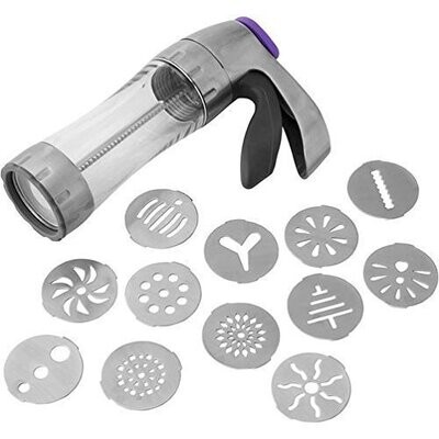 Wilton Pistola per Biscotti con 12 Trafile