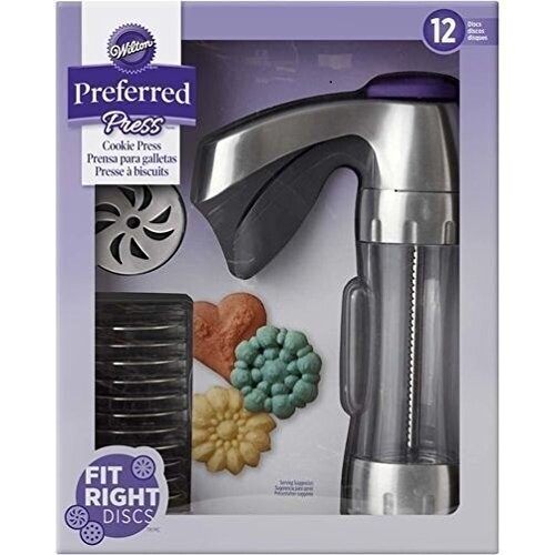 Wilton Pistola per Biscotti con 12 Trafile