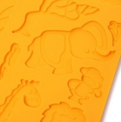 Wilton Stampo in Silicone a Tema Animali della Giungla