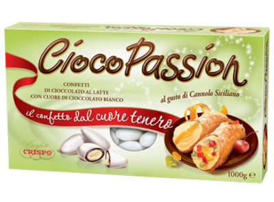 Crispo Confetti Ciocopassion Cannolo Siciliano Senza Glutine (Gluten Free) 1 kg