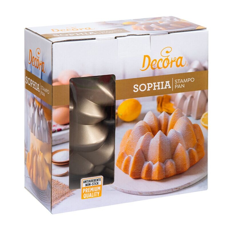 Decora Sophia Stampo tondo Antiaderente per Dolci  Diametro Ø 24 H 10 cm