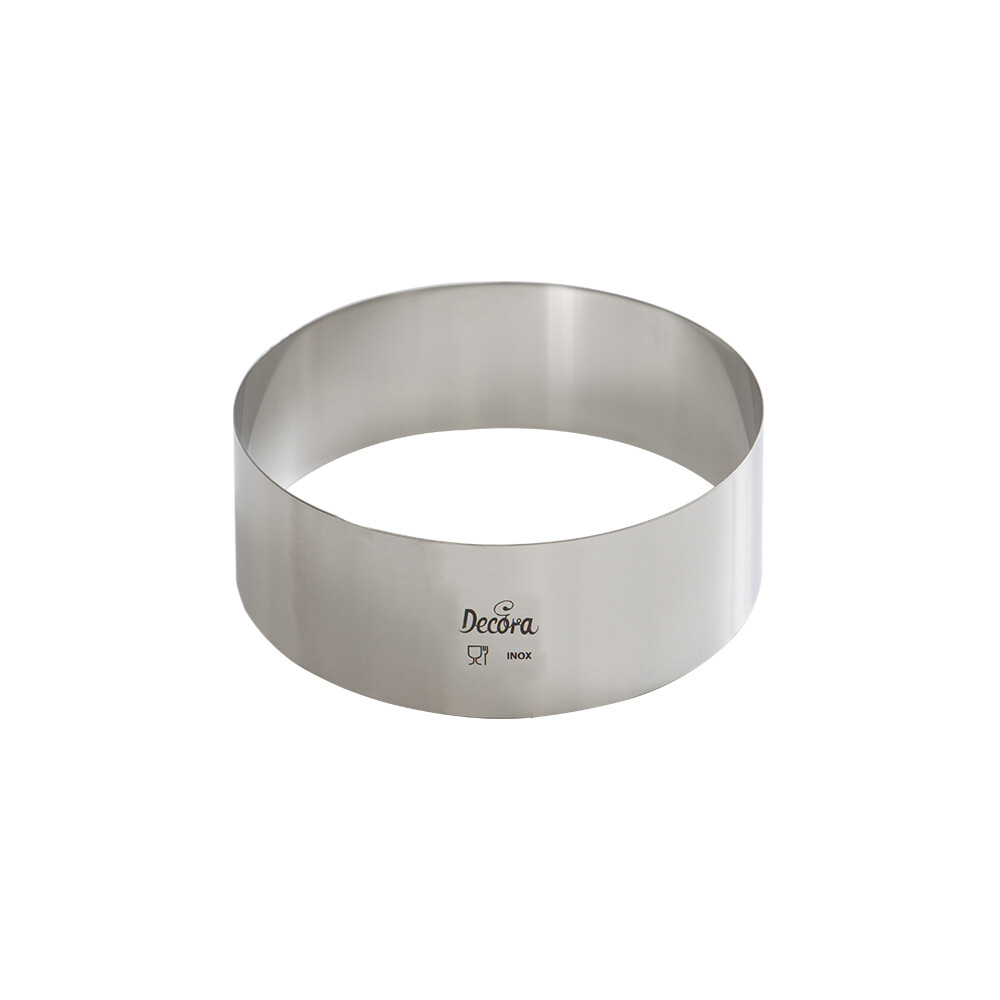 Decora Coppapasta Rotondo in Acciaio Inox Diametro Ø 14 cm h 4,5 Sagoma Cerchio