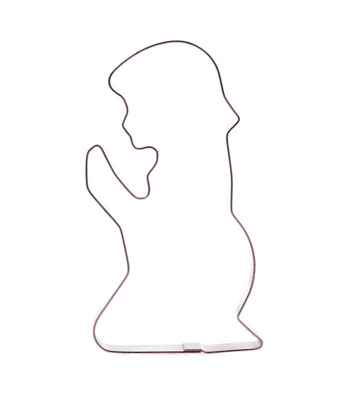 Graziano Tagliabiscotti in Metallo Prima Comunione Bambina Dimensioni  9 cm