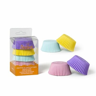 Decora Pirottini Muffin Assortiti Colore Pastello 75 pezzi