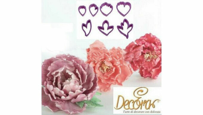 Decora Tagliapasta Peonia con Foglie Set 7 Pz
