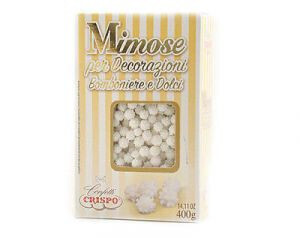 Crispo Praline di Zucchero Mimose Colore Bianco 400 gr