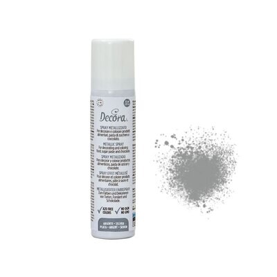 Decora Colorante Spray Color Argento Per Alimenti 75 ml