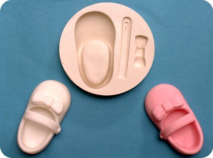 Graziano Stampo Silicone Scarpetta Bimbo Dimensioni 7 cm