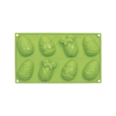 Pavoni Happy Eggs Forme di Silicone Uova Pasquale 8 cavità