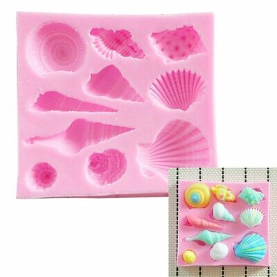 Graziano Stampo Silicone Conchiglie Dimensioni 8,5 x 8 cm