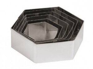 Paderno Esagono Set Tagliapasta Pasticceria 6 Pz