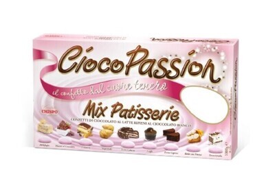 Crispo Confetti Ciocopassion Mix Patisserie  Rosa 1 kg 9 gusti assortiti