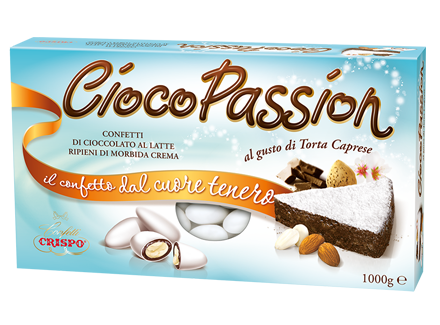 Crispo Confetti Ciocopassion Torta Caprese Senza Glutine (Gluten Free) 1 kg