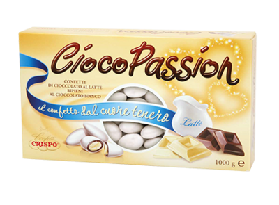 Crispo Confetti Ciocopassion al Cioccolato Bianco Senza Glutine (Gluten Free) 1 kg