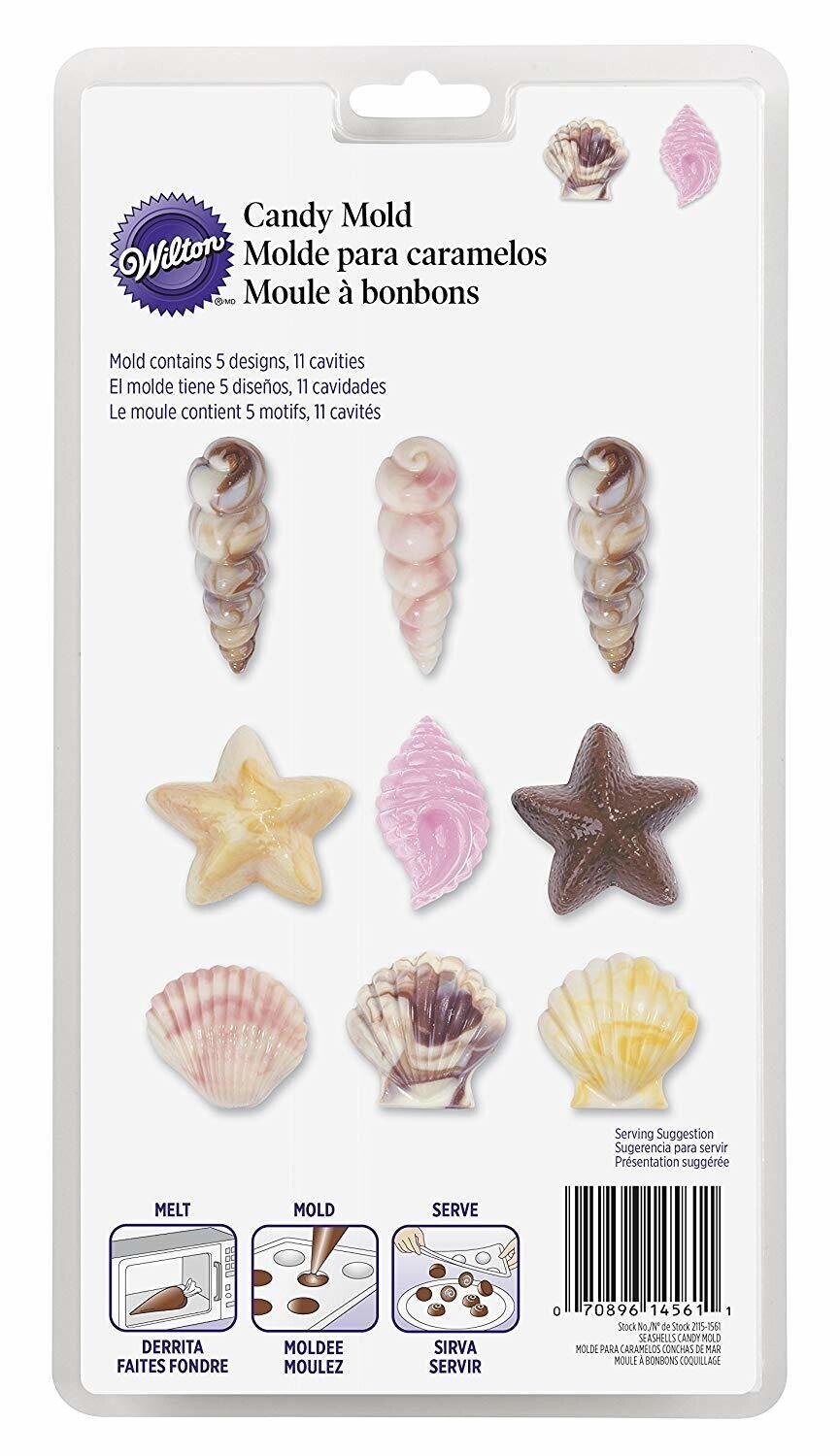 Wilton Stampo per Cioccolatini e Conchiglie
