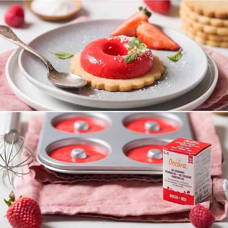 Decora Colorante in Gel per Alimenti Colore Rosso da 28 g