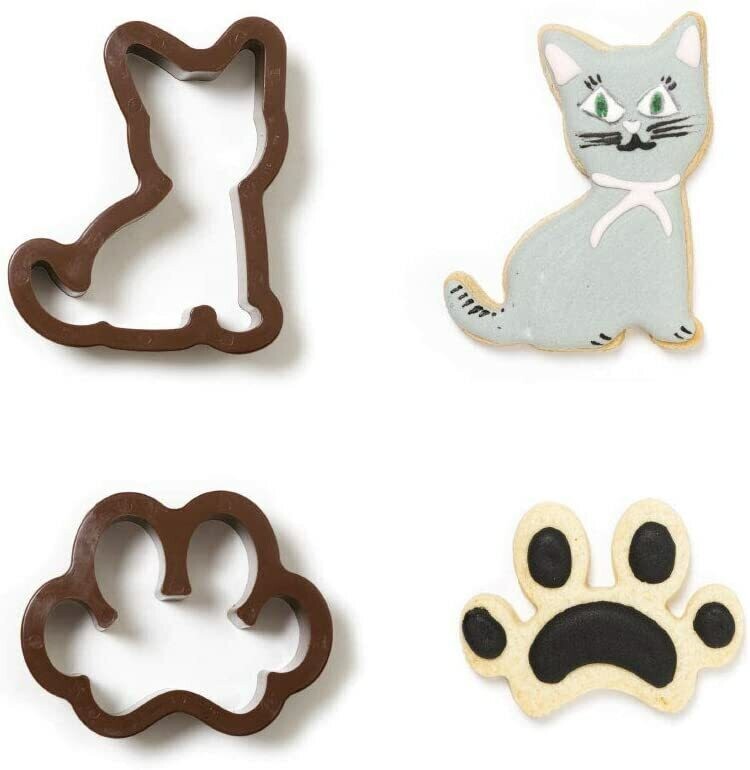 Decora Tagliapasta in Plastica a forma di Gatto Set 2 Pz