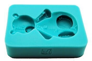 Graziano Stampo Silicone Orsacchiotto, Dimensioni 7 x 5 cm