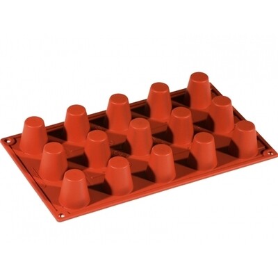 Pavoni Stampo in Silicone per Babà Piccoli 15 impronte