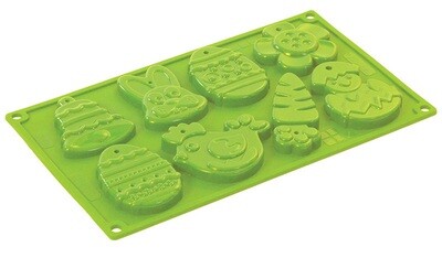 Pavoni Stampi Silicone Dolcetti Pasquali 8 porzioni