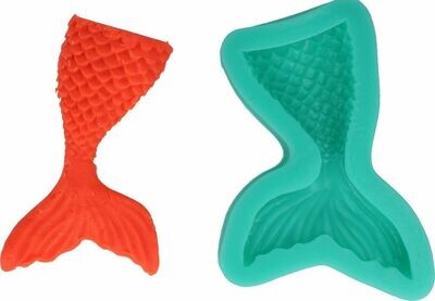 Graziano Stampo Silicone Coda Sirena Dimensioni 5,6 x 9,5 cm x 11 cm