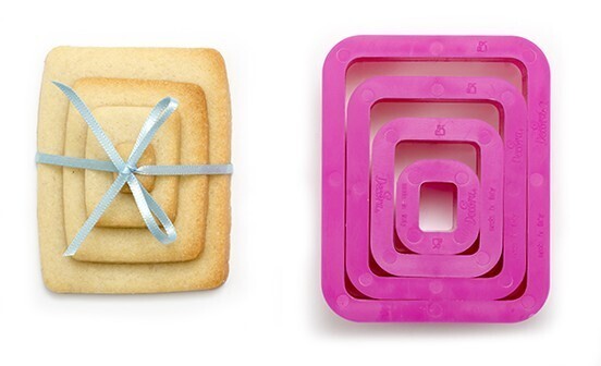 Decora Tagliapasta Rettangolo in Plastica Set 4 Pz