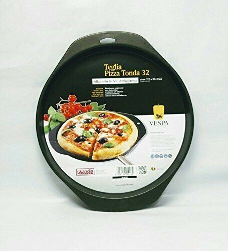 Vespa Forma Teglia Pizza Antiaderente Tonda Dim. 32 cm x 2.5 cm art.20932