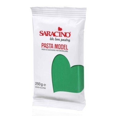 Saracino Pasta di Zucchero Model Verde 250 gr