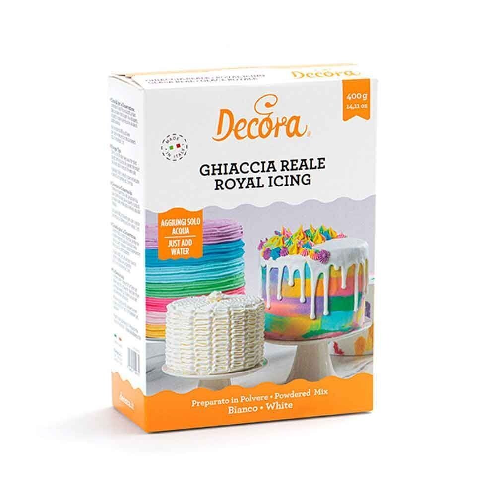 Decora Ghiaccia Reale  Bianca Preparato in Polvere 400 gr