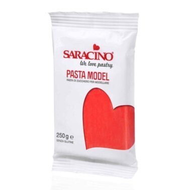 Saracino Pasta di Zucchero Model Rossa 250 gr