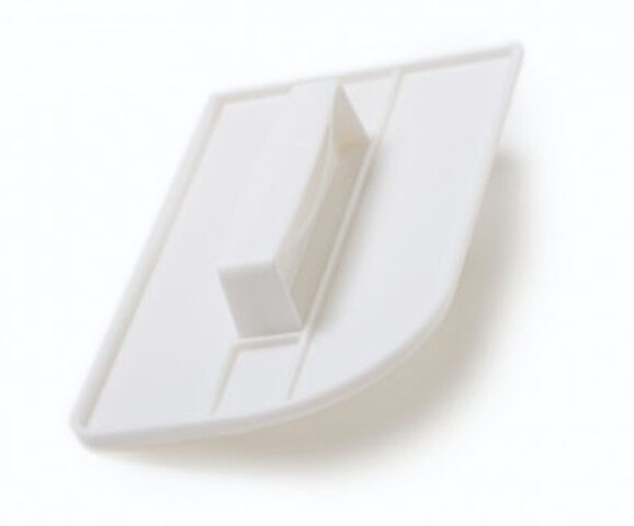 Decora Spatola Smoother Spalma Fondente in Plastica Bianca Dimensioni 16 x 9,5 cm