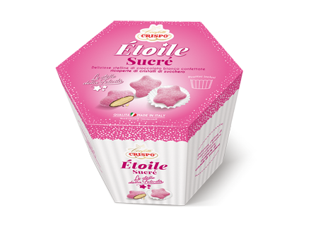 Crispo Etoile Sucrè Stelle della Felicità Colore Rosa Gluteen Free