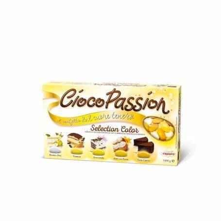 Crispo Confetti Ciocopassion Selection 5 Tonalità di Giallo Senza Glutine (Gluteen Free) 1 kg