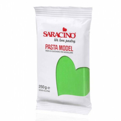 Saracino Pasta di Zucchero Model Verde Chiaro 250 gr