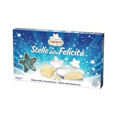 Crispo Stelle della Felicità Perlate Celeste 500 gr. Senza Glutine