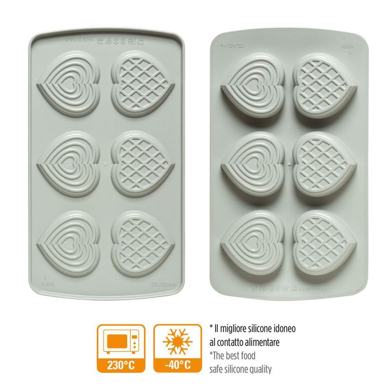 Decora Stampo in Silicone  Duo Cuore