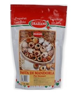 Graziano Preparato per Pasta di Mandorla per Dessert gr. 500