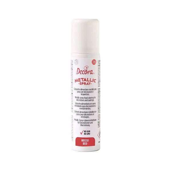 Decora Colorante Alimentare Spray Effetto Velluto Rosso 100 ml