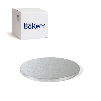 Decora Sottotorta Rigido Rotondo Argento linea Bakery Diametro cm 36 x 1,2 h