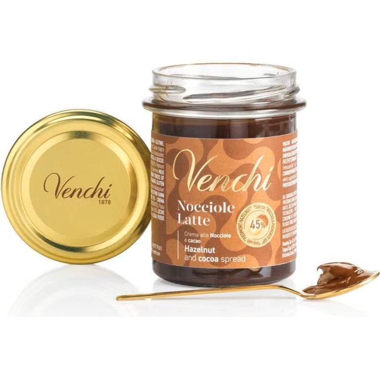 Venchi  Crema Spalmabile Latte e Nocciole 200 Gr