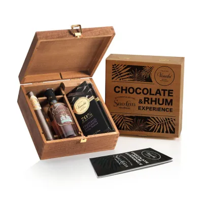 Venchi - Chocolate &amp; Rhum 7 Anni Experience 248g + 20cl
