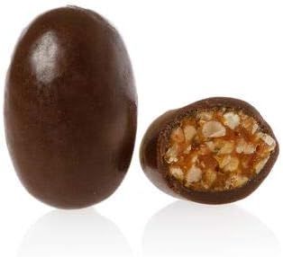 Venchi Nougatine, Cioccolatini con Granella di Nocciola Caramellata ricoperta Cioccolato Fondente, "Nocciola Piemonte IGP", senza Glutine, Coloranti e Conservanti 1 Kg