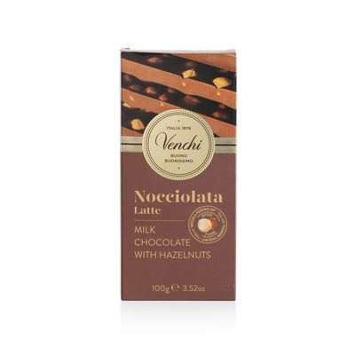 Venchi Tavoletta Nocciolata Latte NO Zuccheri Gluten Free 100 Gr