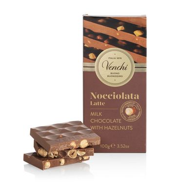 Venchi Tavoletta Nocciolata Latte Gluten Free 100 Gr