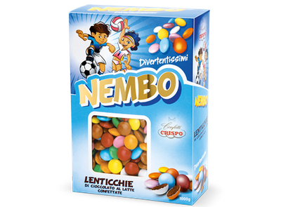 Crispo Confetti al Cioccolato Nembo Tipo Smarties Senza Glutine (Gluten Free) 1 Kg