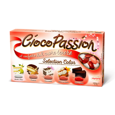 Crispo Confetti Ciocopassion  Selection 5 Tonalità di Rosso Senza Glutine (Gluteen Free) 1 kg